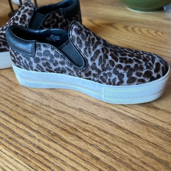 Ash Women’s Sneakers 35 Slip On’s Cheetah Leopard Animal  Print Platform - Picture 2 of 9